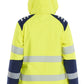Blaklader High vis Softshell Dames jassen 44012513 lichtgewicht softshell HiVis fluo geel-marineblauw(3389)