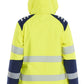 Blaklader High vis Dames jassen 44012513 lichtgewicht softshell HiVis fluo geel-marineblauw(3389)