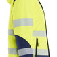 Blaklader High Vis Dames jassen 44012513 lichtgewicht softshell HiVis fluo geel-marineblauw(3389)