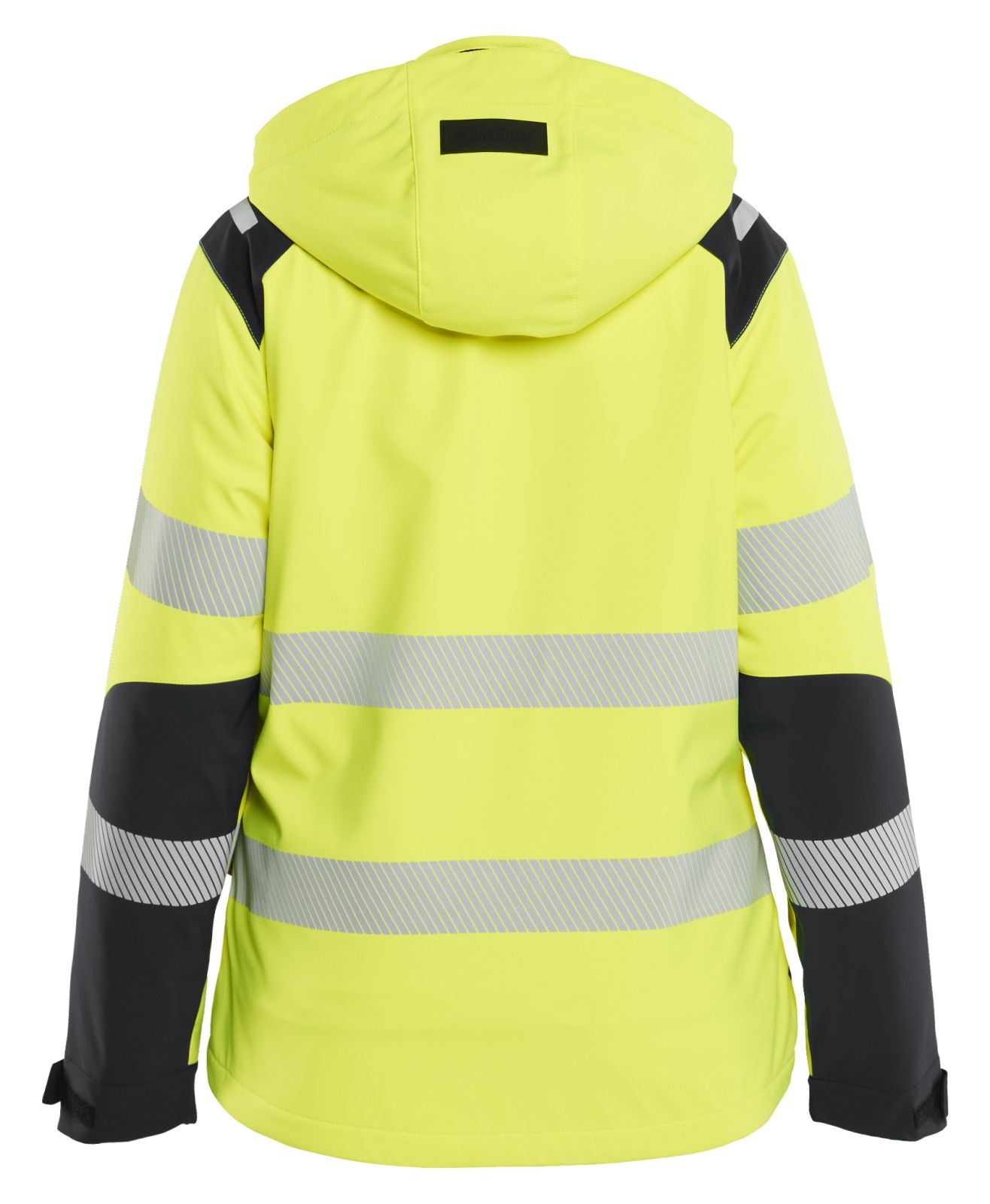 Blaklader High vis Softshell Dames jassen 44012513 lichtgewicht softshell HiVis fluo geel-zwart(3399)