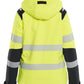 Blaklader High vis Softshell Dames jassen 44012513 lichtgewicht softshell HiVis fluo geel-zwart(3399)
