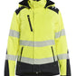 Blaklader High vis Softshell Dames jassen 44012513 lichtgewicht softshell HiVis fluo geel-zwart(3399)