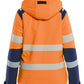 Blaklader High vis Softshell Dames jassen 44012513 lichtgewicht softshell HiVis fluo oranje-marineblauw(5389)