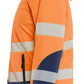Blaklader High vis Softshell Dames jassen 44012513 lichtgewicht softshell HiVis fluo oranje-marineblauw(5389)