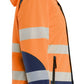 Blaklader High vis Softshell Dames jassen 44012513 lichtgewicht softshell HiVis fluo oranje-marineblauw(5389)