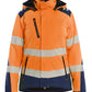 Blaklader High Vis Dames jassen 44012513 lichtgewicht softshell HiVis fluo oranje-marineblauw(5389)