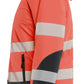 Blaklader Dames High Vis Winterjas 44012513 lichtgewicht softshell HiVis fluo rood-zwart(5599)