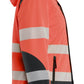 Blaklader Dames High Vis Winterjas 44012513 lichtgewicht softshell HiVis fluo rood-zwart(5599)