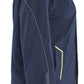 Blaklader Dames Jack 44031917 stretch shell donker marineblauw-fluo geel(8633)