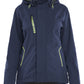 Blaklader Dames Jack 44031917 stretch shell donker marineblauw-fluo geel(8633)