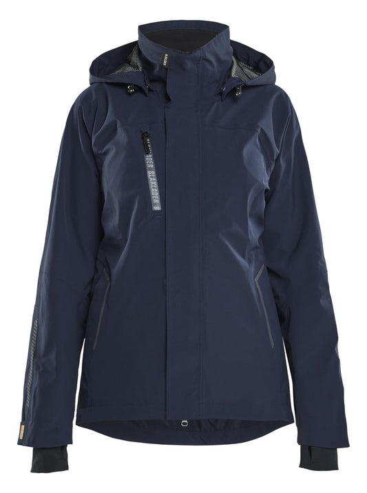Blaklader Dames Jack 44031917 stretch shell donker marineblauw-zwart(8699)