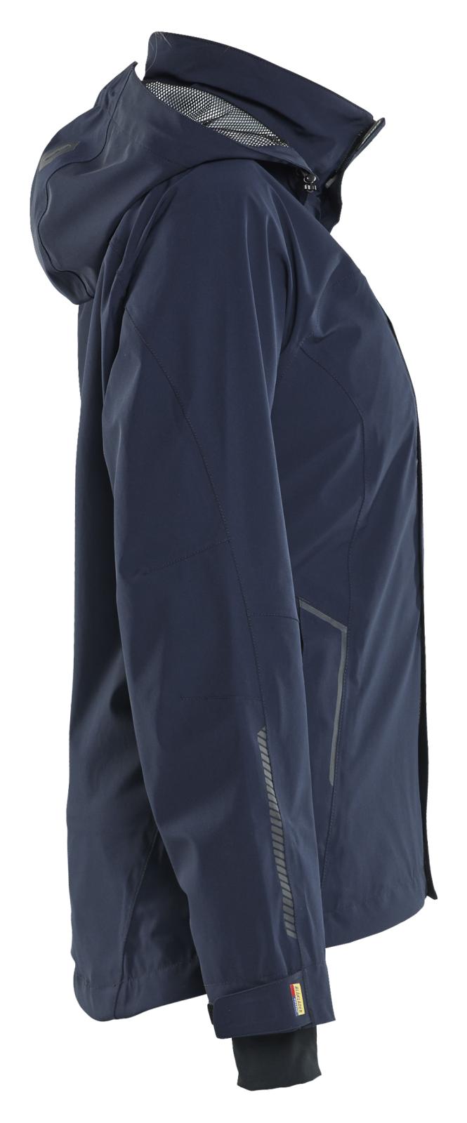 Blaklader Dames Jack 44031917 stretch shell donker marineblauw-zwart(8699)