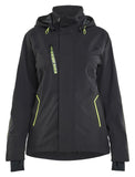 Blaklader Dames Jack 44031917 stretch shell zwart-fluo geel(9933)