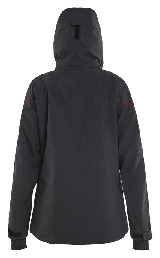 Blaklader Dames Jack 44031917 stretch shell zwart-rood(9956)
