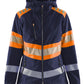 Blaklader High Vis Dames Jack 44042513 softshell dames HiVis waterdicht winddicht ademend marineblauw-oranje(8953)
