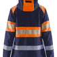 Blaklader High Vis Dames Jack 44042513 softshell dames HiVis waterdicht winddicht ademend marineblauw-oranje(8953)