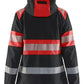 Blaklader High Vis Dames Jack 44042513 softshell dames HiVis waterdicht winddicht ademend zwart-fluo rood(9955)