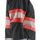 Blaklader High Vis Dames Jack 44042513 softshell dames HiVis waterdicht winddicht ademend zwart-fluo rood(9955)