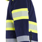 Blaklader Dames High Vis Jack 44062513 Lichtgewicht softshell gevoerd HiVis marineblauw-fluo geel(8933)