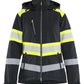 Blaklader Dames High Vis Jack 44062513 Lichtgewicht softshell gevoerd HiVis zwart-fluo geel(9933)