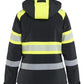 Blaklader Dames High Vis Jack 44062513 Lichtgewicht softshell gevoerd HiVis zwart-fluo geel(9933)