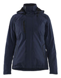 Blaklader Wind regen sneeuw Dames jassen 44081917 winter lichtsgewicht 4-weg stretch donker marineblauw-zwart(8699)