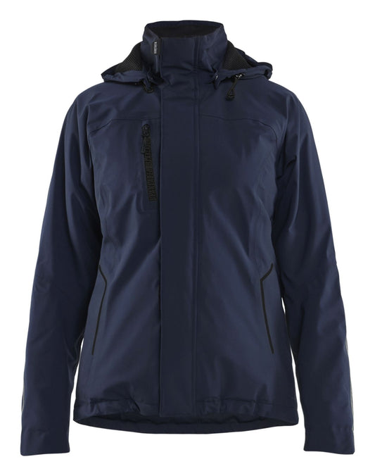 Blaklader Wind regen sneeuw Dames jassen 44081917 winter lichtsgewicht 4-weg stretch donker marineblauw-zwart(8699)
