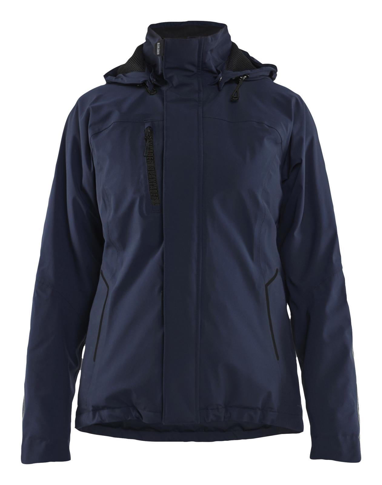 Blaklader Wind regen sneeuw Dames jassen 44081917 winter lichtsgewicht 4-weg stretch donker marineblauw-zwart(8699)