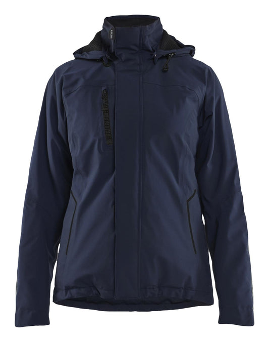 Blaklader Wind regen sneeuw Dames jassen 44081917 winter lichtsgewicht 4-weg stretch donker marineblauw-zwart(8699)