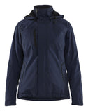 Blaklader Wind regen sneeuw Dames jassen 44081917 winter lichtsgewicht 4-weg stretch donker marineblauw-zwart(8699)