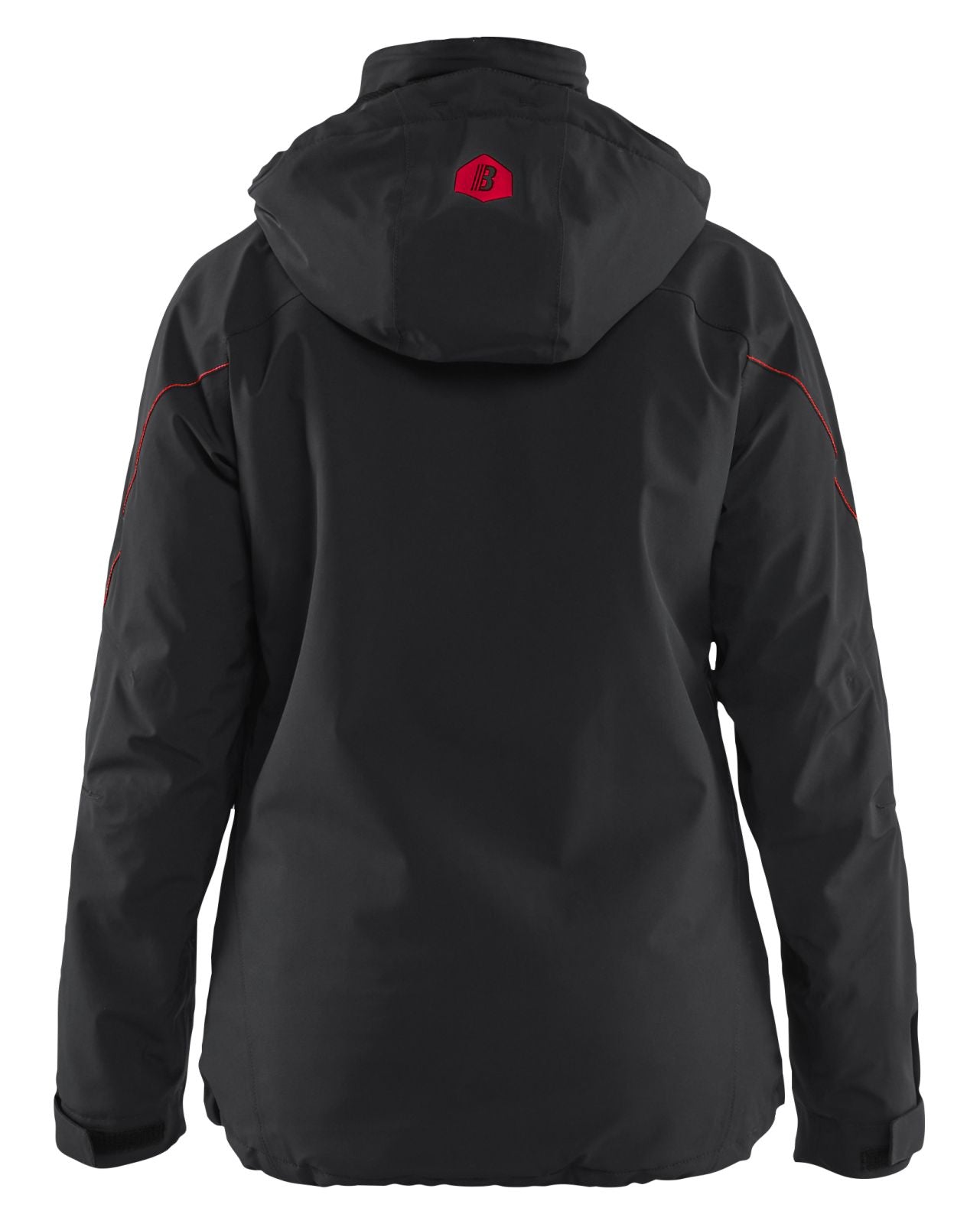 Blaklader Wind regen sneeuw Dames 4-weg stretch Winterjassen 44081917 lichtgewicht zwart-rood(9956)