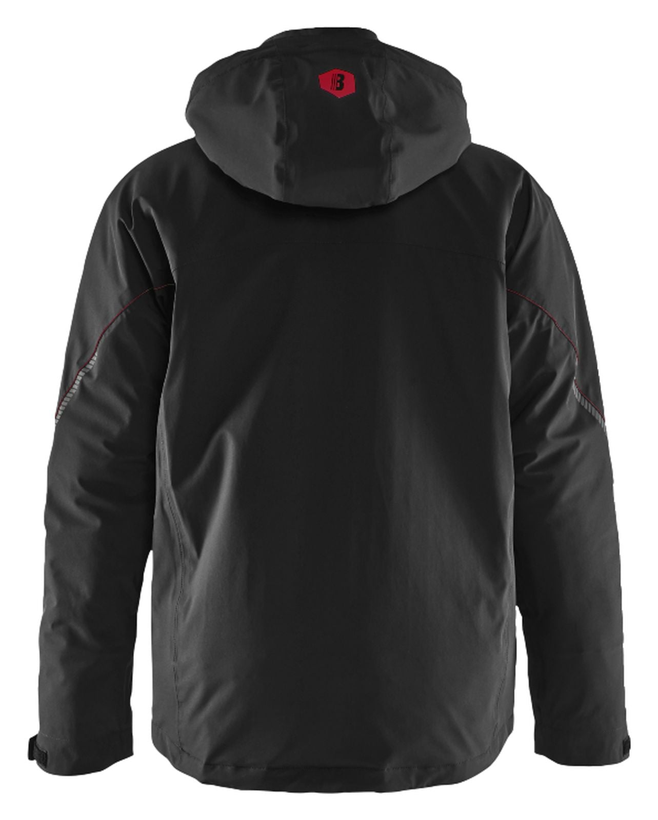 Blaklader Wind regen sneeuw Dames 4-weg stretch Winterjassen 44081917 lichtgewicht zwart-rood(9956)