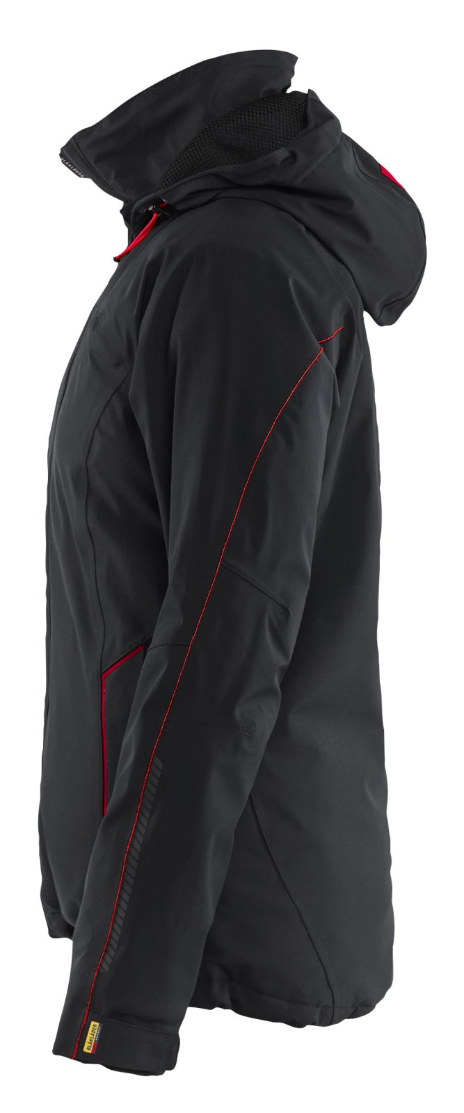 Blaklader Wind regen sneeuw Dames 4-weg stretch Winterjassen 44081917 lichtgewicht zwart-rood(9956)