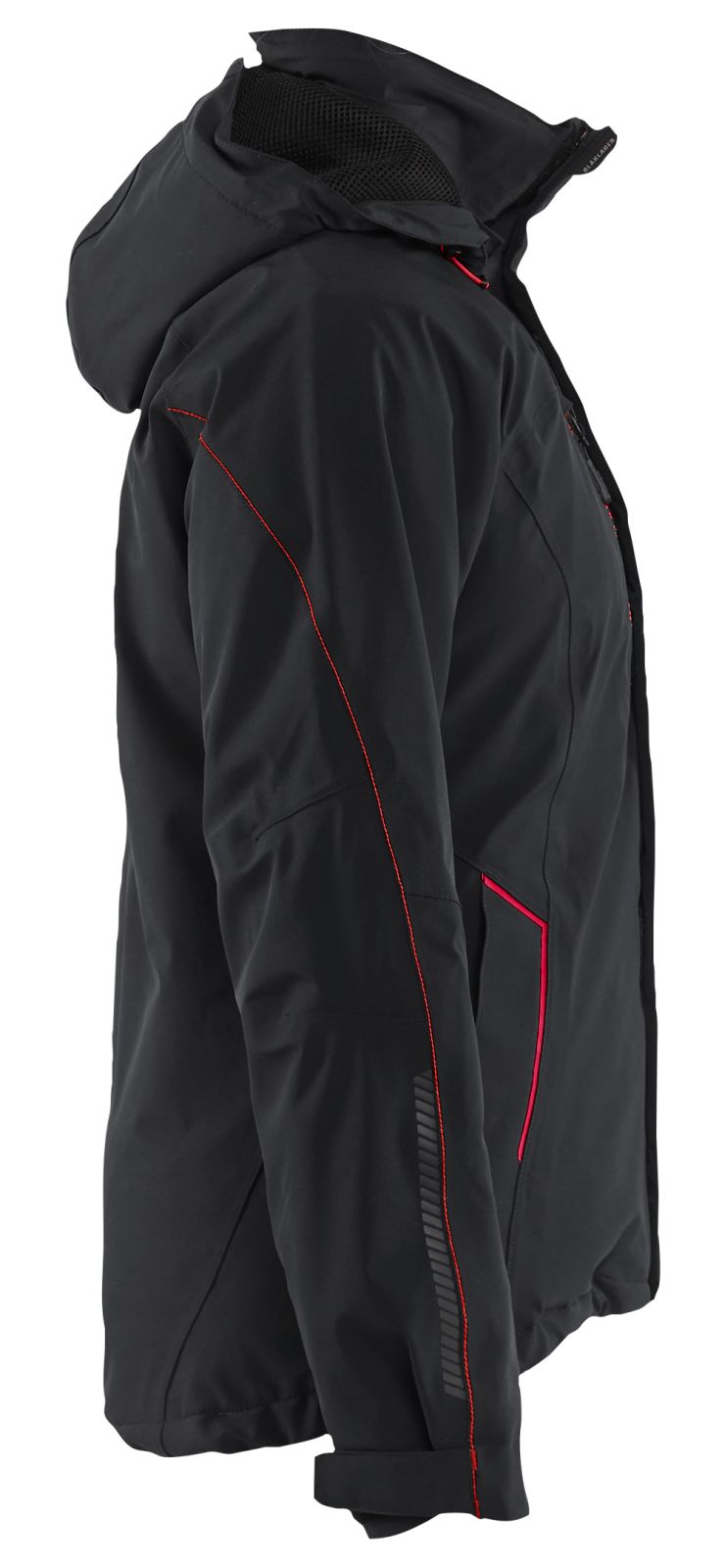 Blaklader Wind regen sneeuw Dames 4-weg stretch Winterjassen 44081917 lichtgewicht zwart-rood(9956)