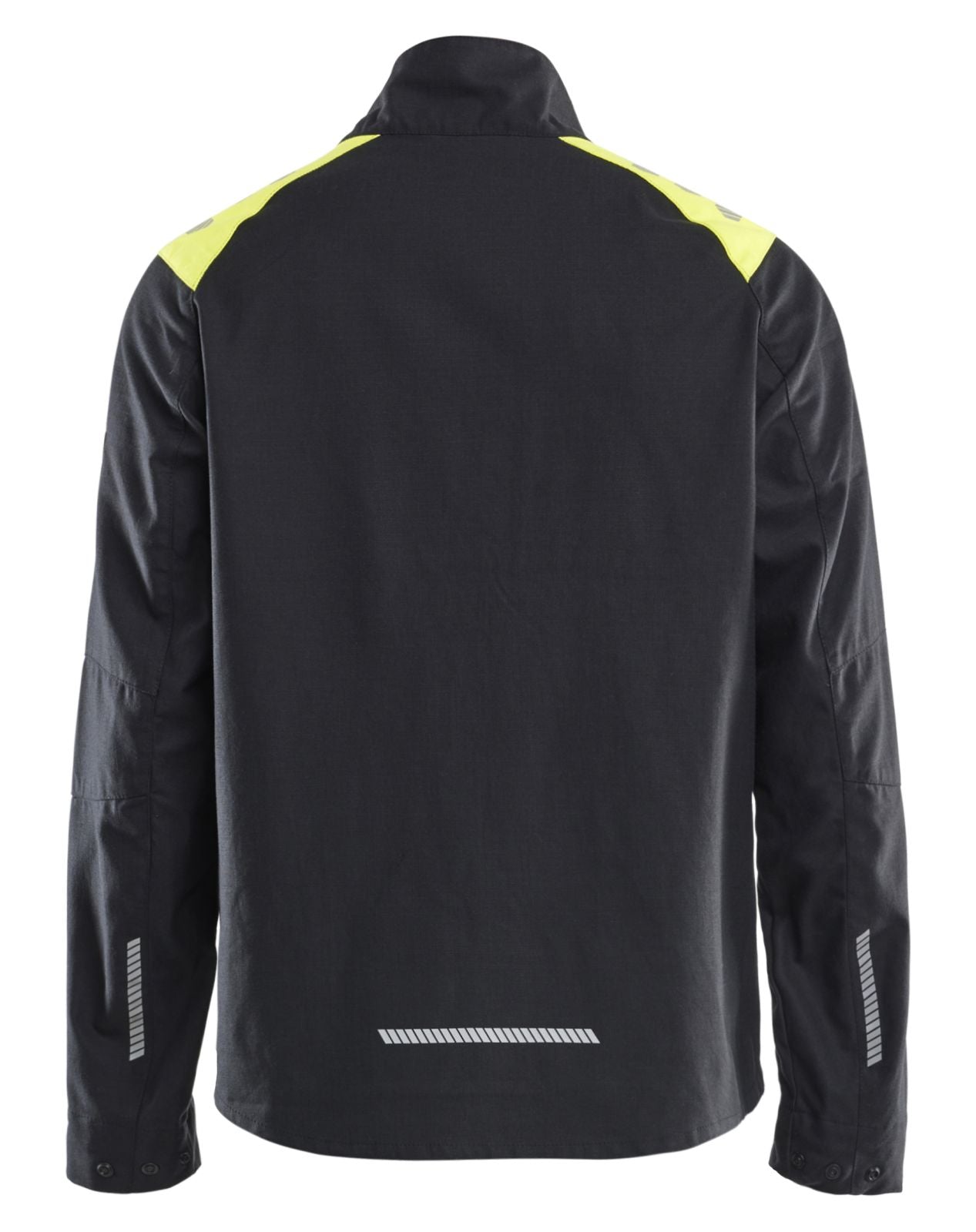 Blaklader Vlamvertragend Multinorm Overhemd 44091512 inherent vlamerend antistatisch zwart-fluo geel(9933)