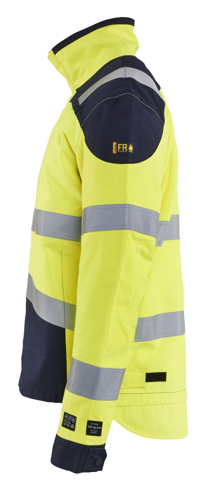 Blaklader Vlamvertragend Multinorm Jack 44181512 APC 2 inherent vlamwerend antistatisch reflectie fluo geel-marineblauw(3389)