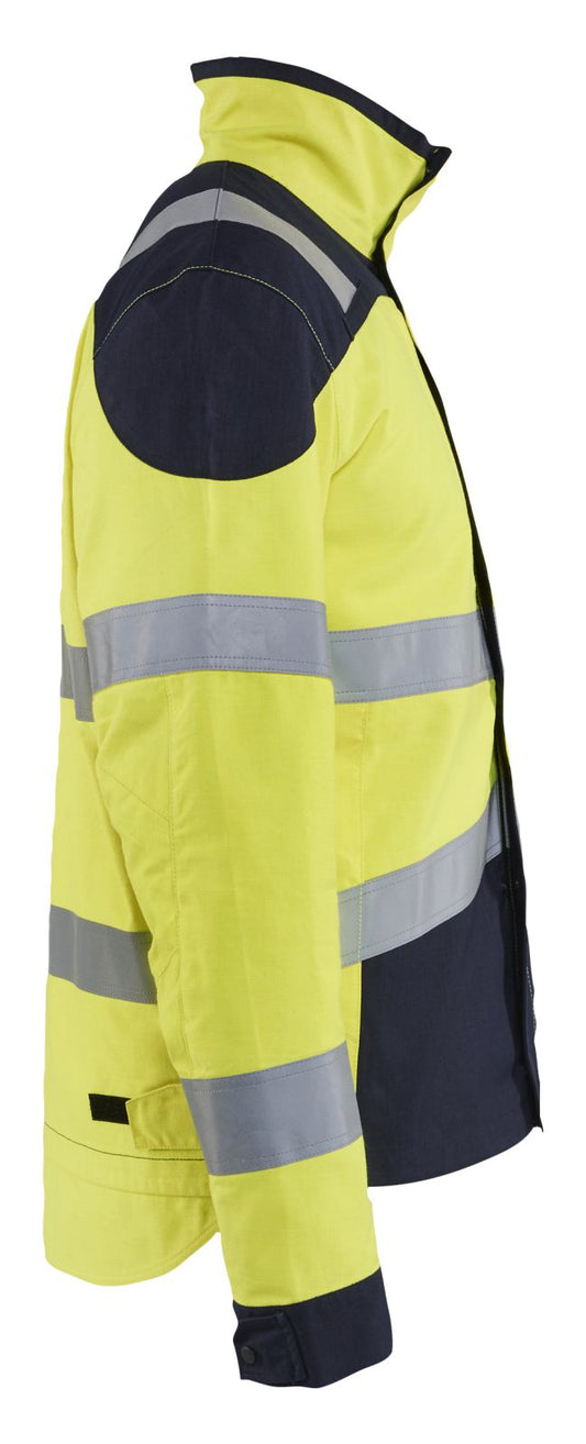 Blaklader Vlamvertragend Multinorm Jack 44181512 APC 2 inherent vlamwerend antistatisch reflectie fluo geel-marineblauw(3389)