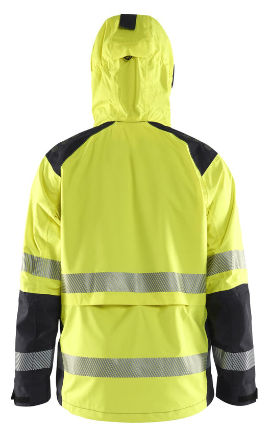 Blaklader High Vis jassen 44351987 shell HiVis waterdicht fluo geel-zwart(3399)