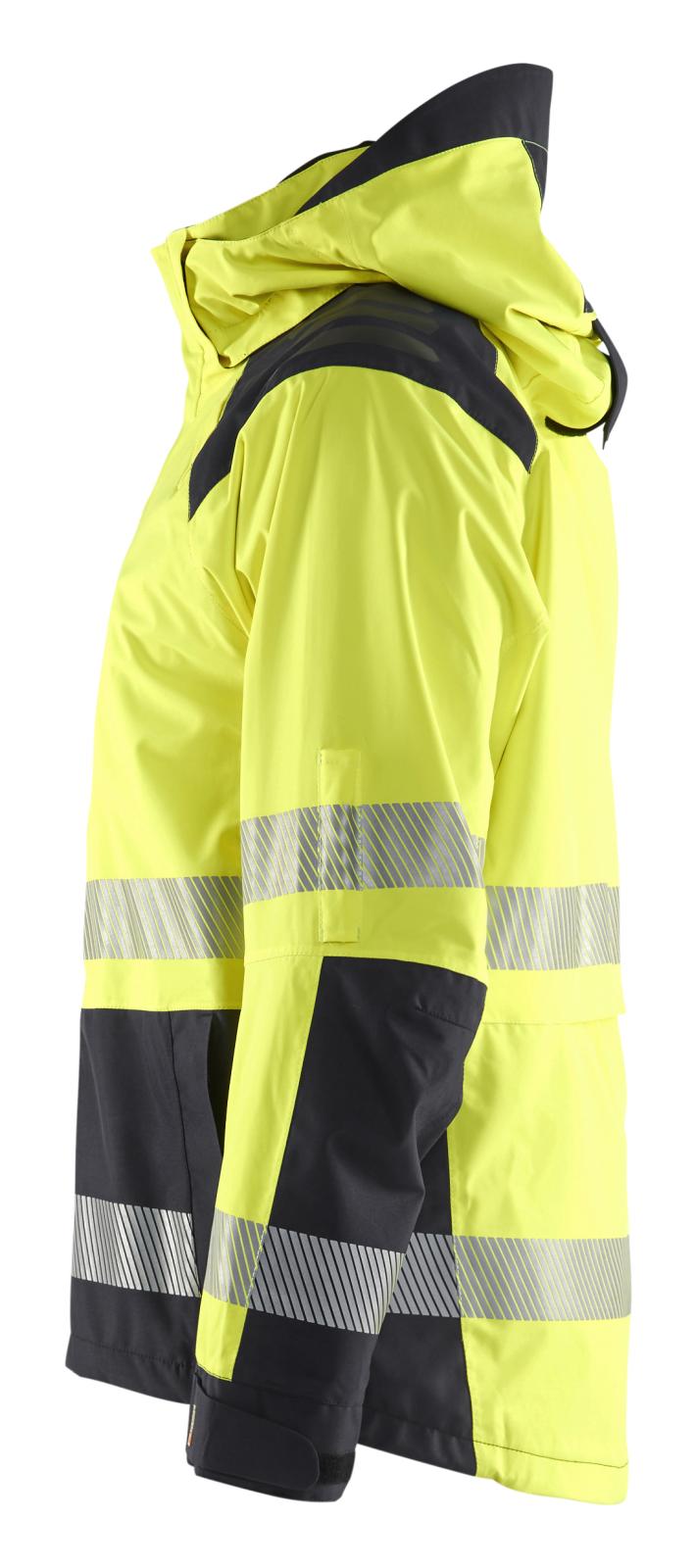 Blaklader High Vis jassen 44351987 shell HiVis waterdicht fluo geel-zwart(3399)
