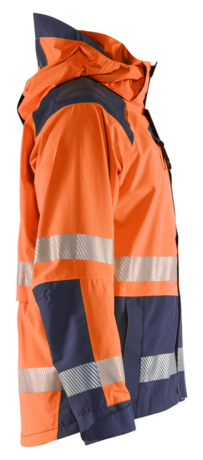 Blaklader High Vis jassen 44351987 shell HiVis waterdicht fluo oranje-marineblauw(5389)