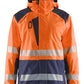 Blaklader High Vis jassen 44351987 shell HiVis waterdicht fluo oranje-marineblauw(5389)