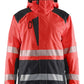 Blaklader High Vis jassen 44351987 shell HiVis waterdicht fluo rood-zwart(5599)
