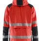 Blaklader High Vis jassen 44351987 shell HiVis waterdicht fluo rood-zwart(5599)