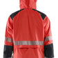 Blaklader High Vis jassen 44351987 shell HiVis waterdicht fluo rood-zwart(5599)