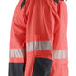 Blaklader High Vis jassen 44351987 shell HiVis waterdicht fluo rood-zwart(5599)
