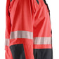 Blaklader High Vis jassen 44351987 shell HiVis waterdicht fluo rood-zwart(5599)