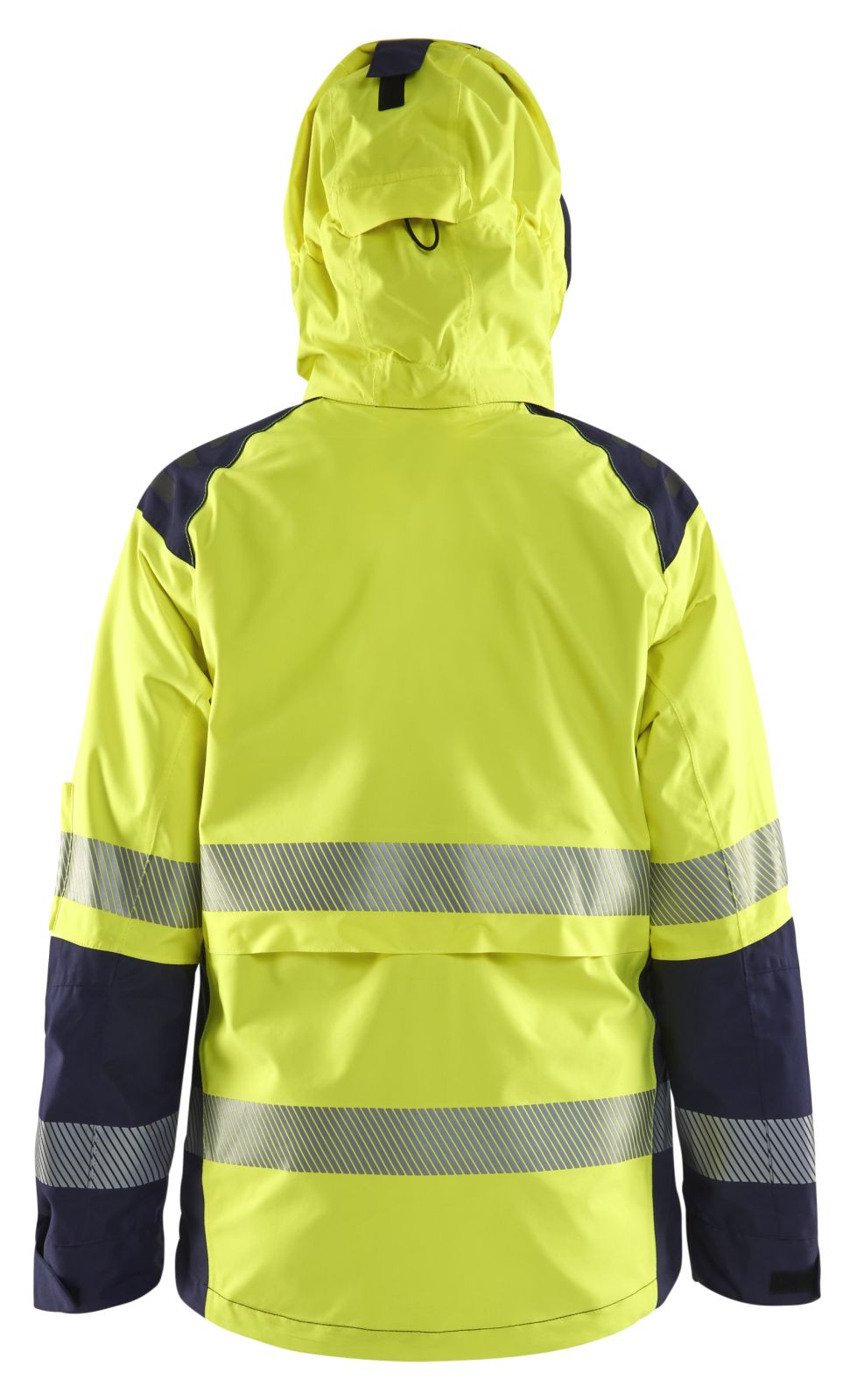 Blaklader High Vis jassen 44361987 shell HiVis waterdicht dames fluo geel-marineblauw(3389)
