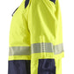 Blaklader High Vis jassen 44361987 shell HiVis waterdicht dames fluo geel-marineblauw(3389)