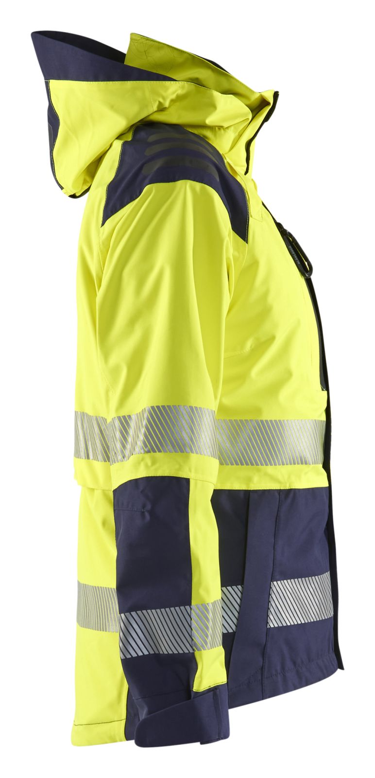 Blaklader High Vis jassen 44361987 shell HiVis waterdicht dames fluo geel-marineblauw(3389)
