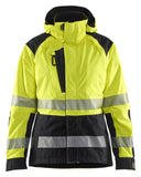 Blaklader High Vis jassen 44361987 shell HiVis waterdicht dames fluo geel-zwart(3399)